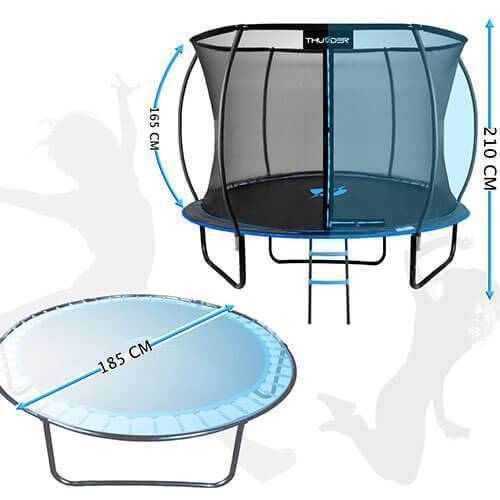 Trambulina ultra 185 cm plasa interioara 4