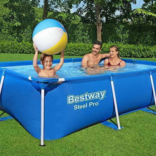 Piscina cu cadru 221x150x43cm 56401