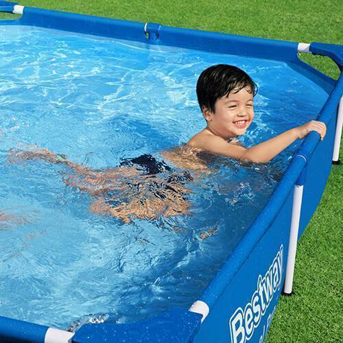 Piscina cu cadru 221x150x43cm