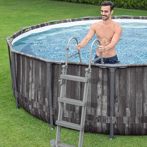 Piscina cu carcasa BESTWAY WOOD STYLE