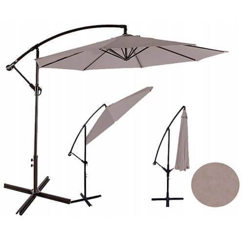 Umbrela de gradina 300 350cm capucino