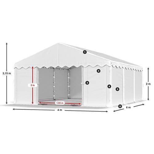Birizint pentru cort depozit 6x4x3 15m
