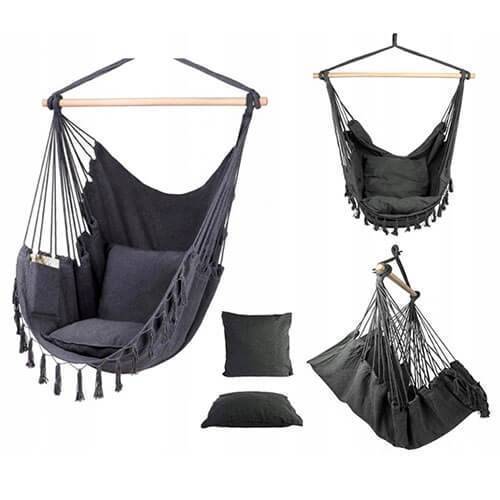 Hamac brazilian suspendat antracit