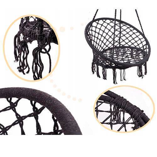 Leagan brazilian suspendat 80cm negru