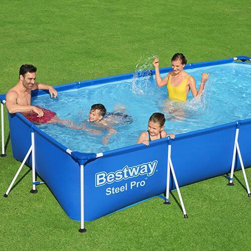 Piscina cu carcasa metalica 400x211x81cm 56405