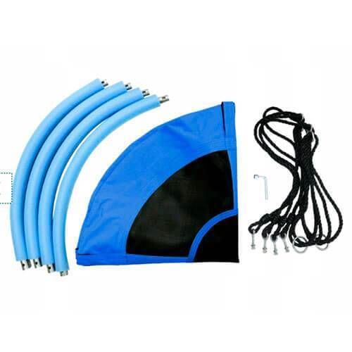 Leagan tip cuib de barza 100cm albastru