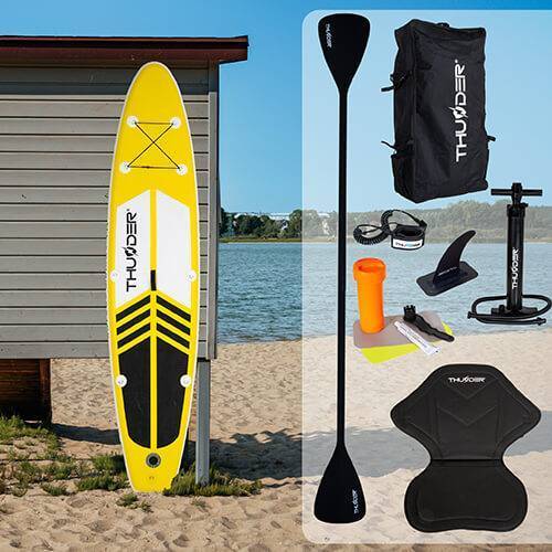 Placa de surf galben   320cm