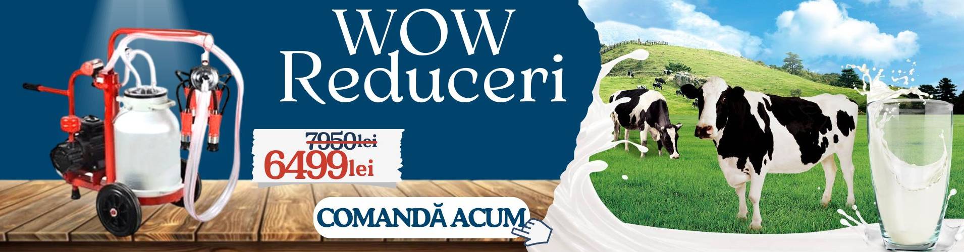 Aparate de muls vaci, oi sau capre la preț redus