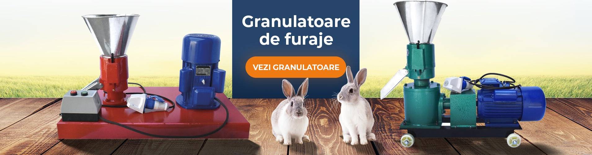 Granulatoare de furaje și cereale