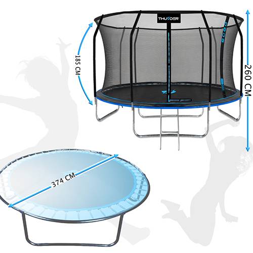 Trambulina elite diametrul 374cm